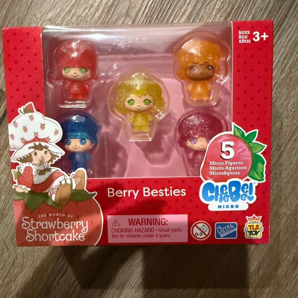 Strawberry Shortcake Cheebee Micro Figures Set 5 piece